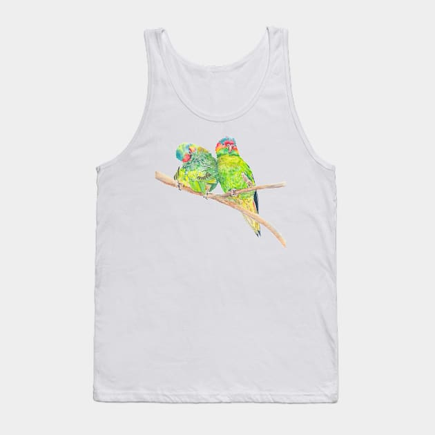 Musk lorikeet couple Tank Top by ZoyaArt